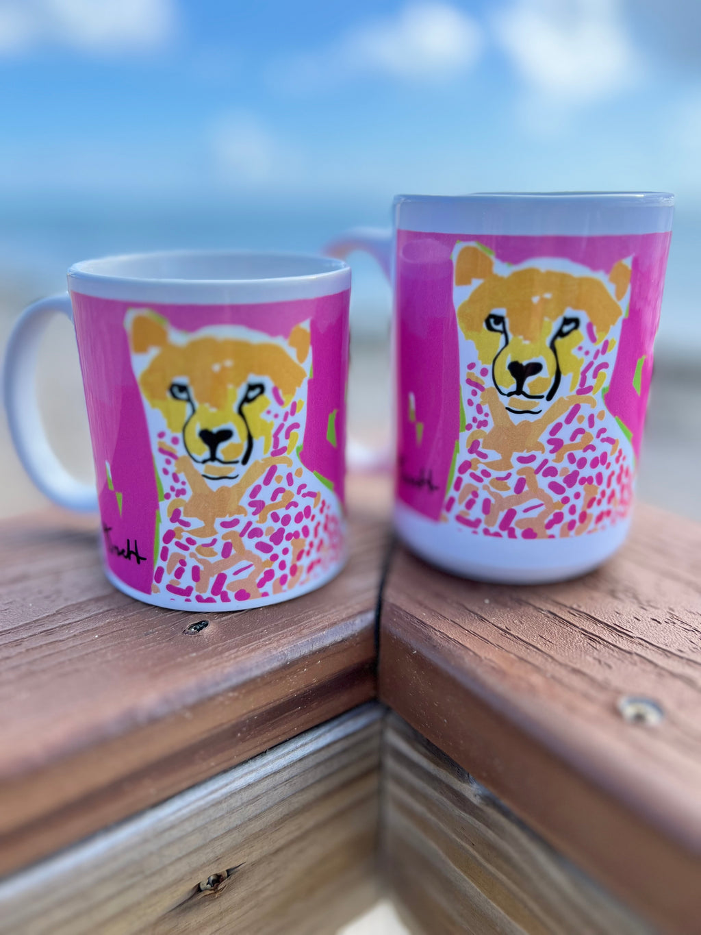 Pink Cheetah Coffee Mug