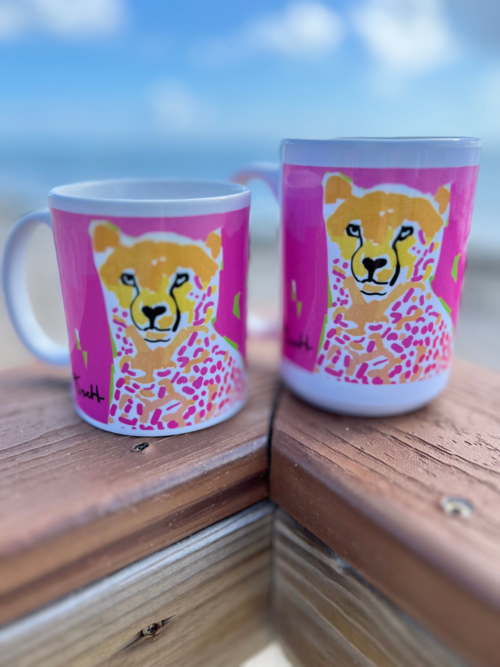 Pink Cheetah Coffee Mug