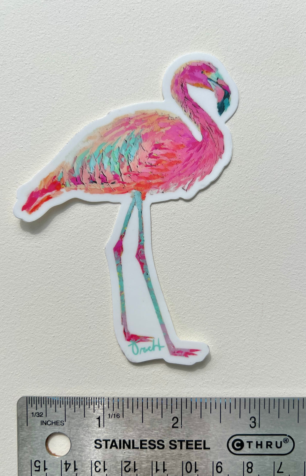 Pink Flamingo Sticker