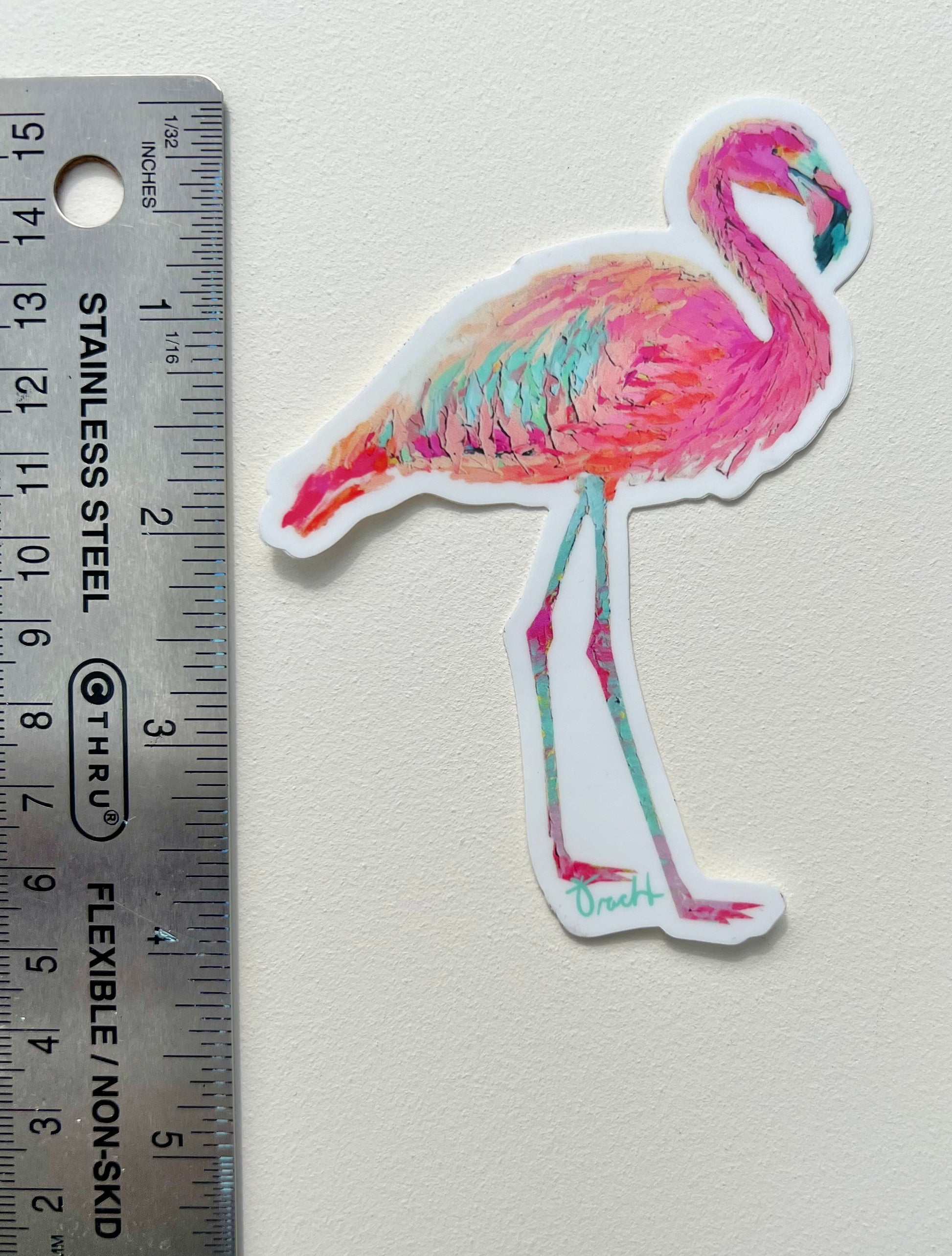 Pink Flamingo Sticker