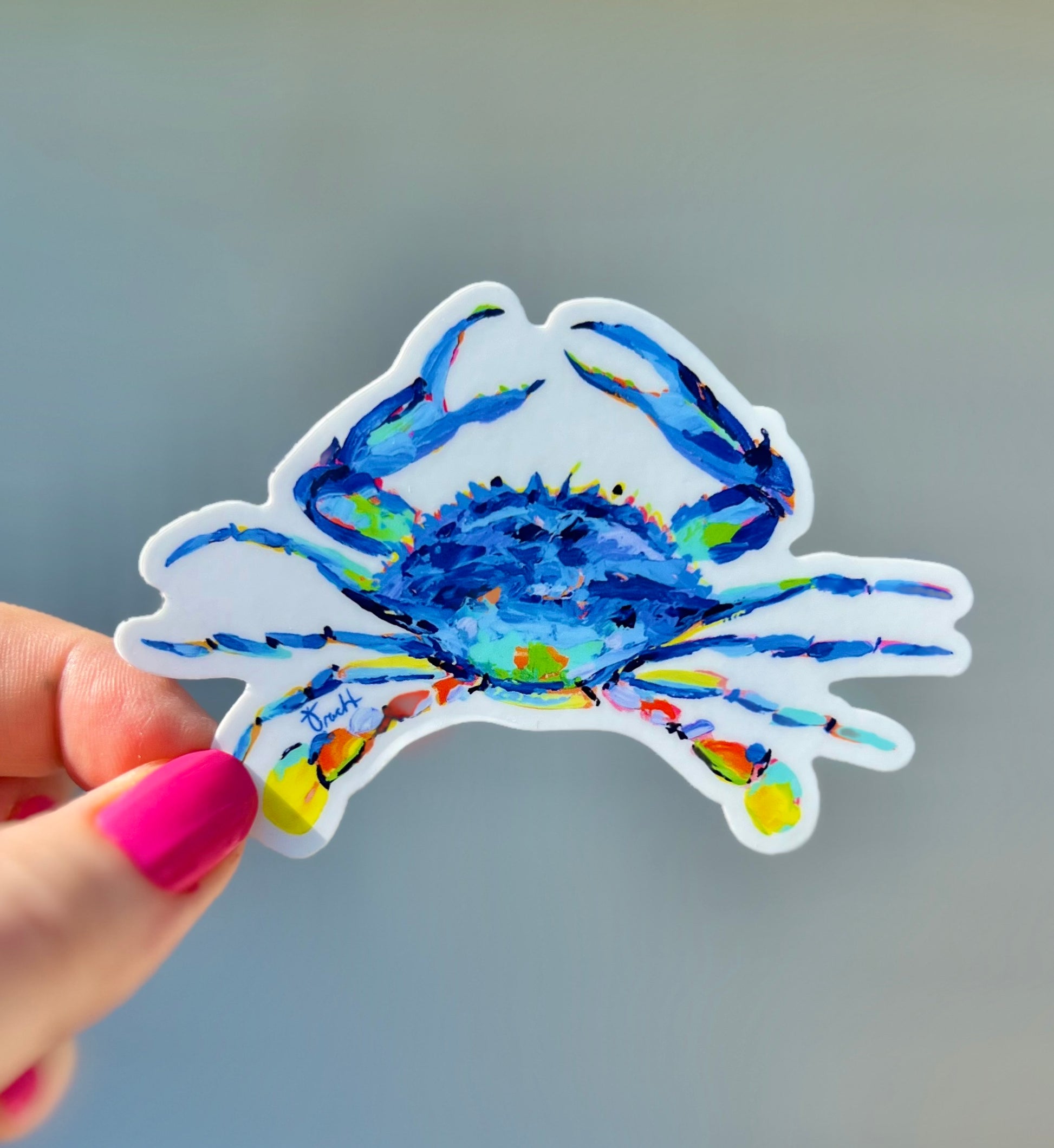 Blue Crab Sticker