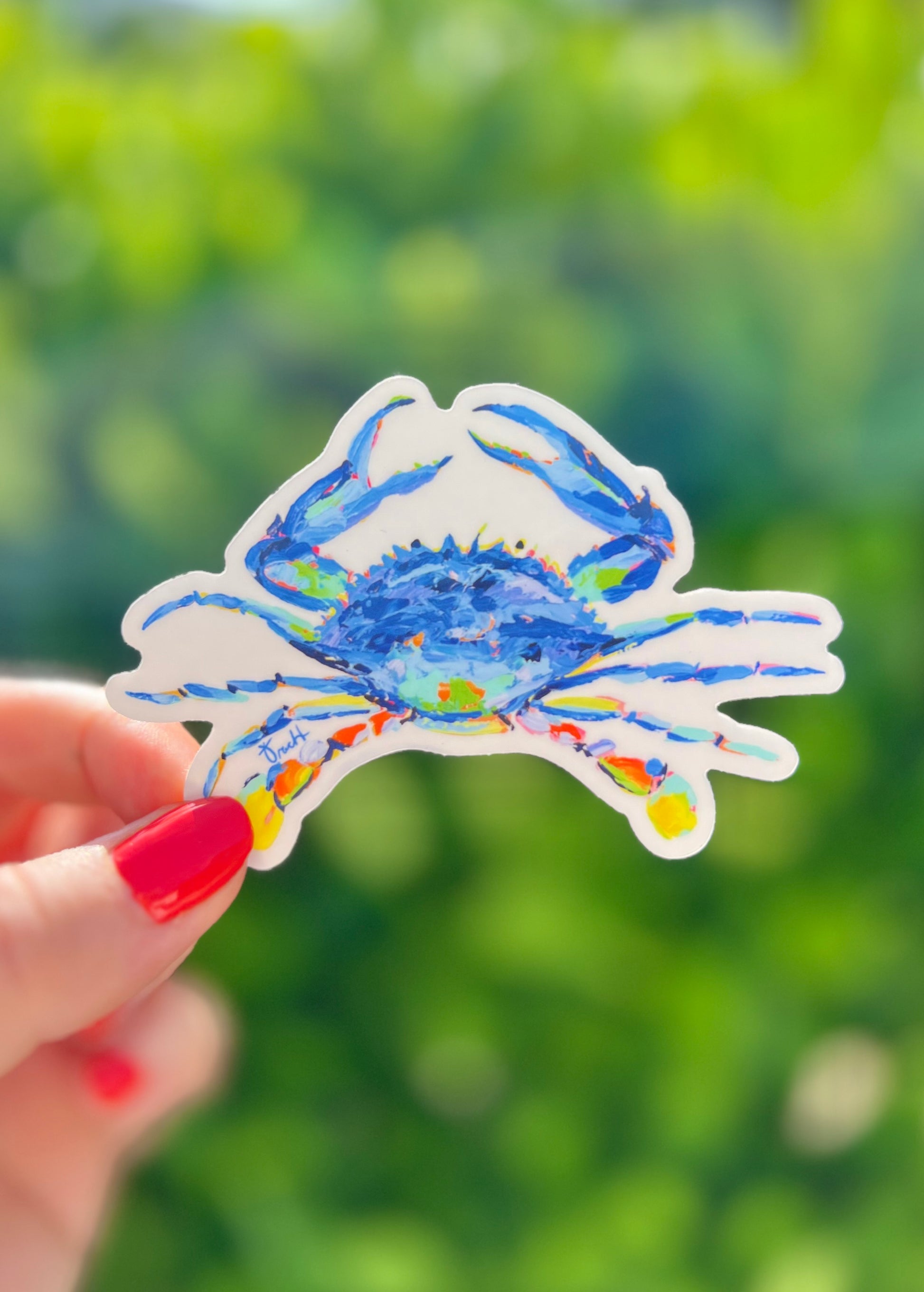 Blue Crab Sticker