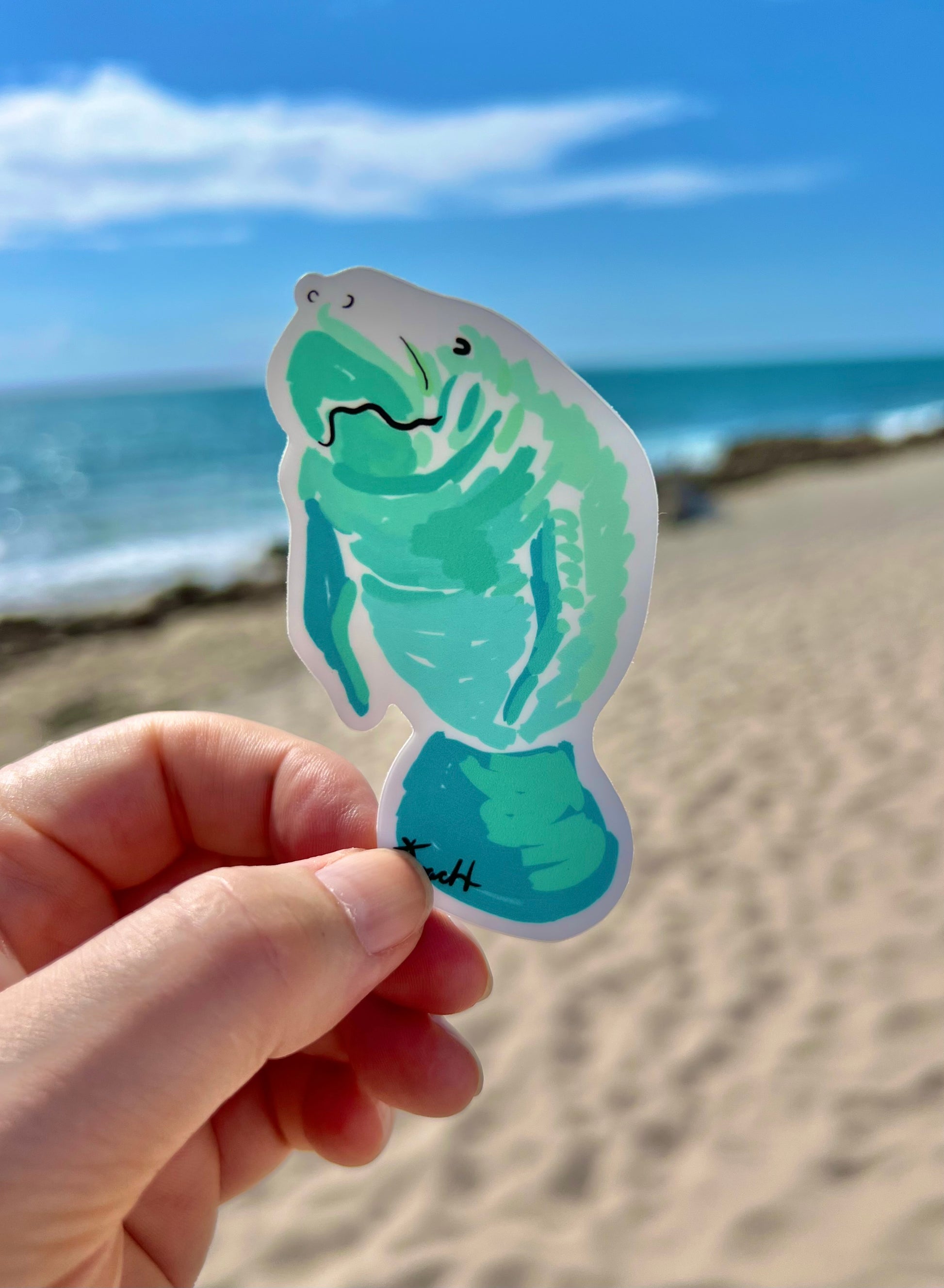 Manatee Sticker