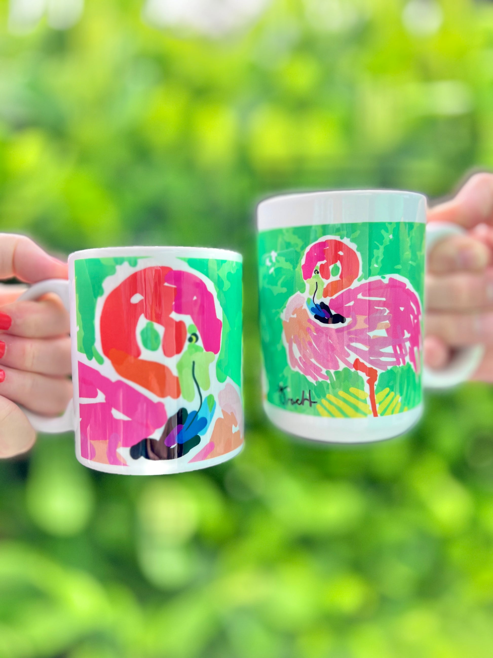 Pink Flamingo Coffee Mug