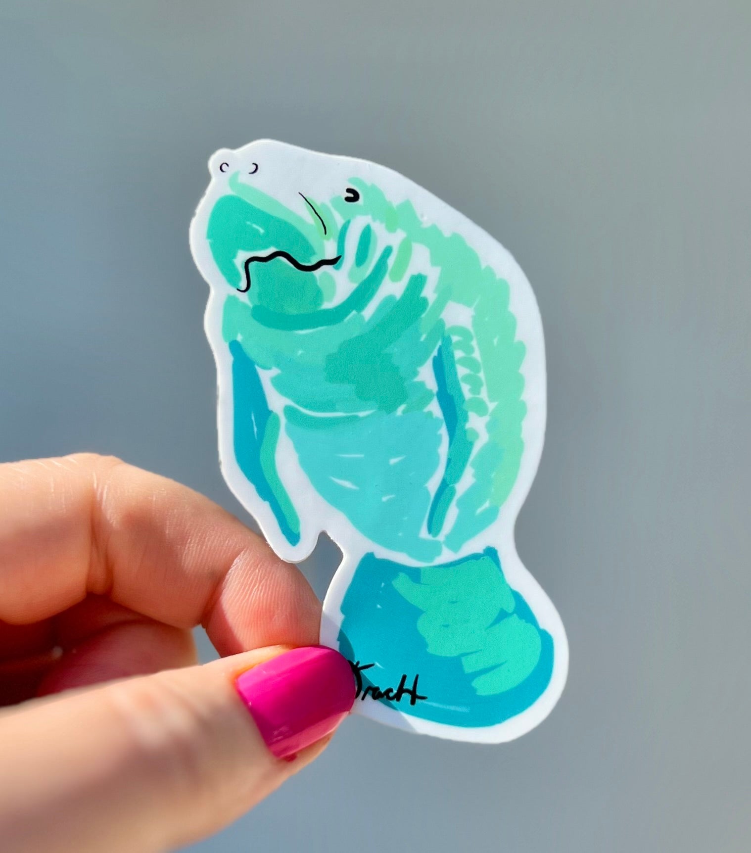 Manatee Sticker