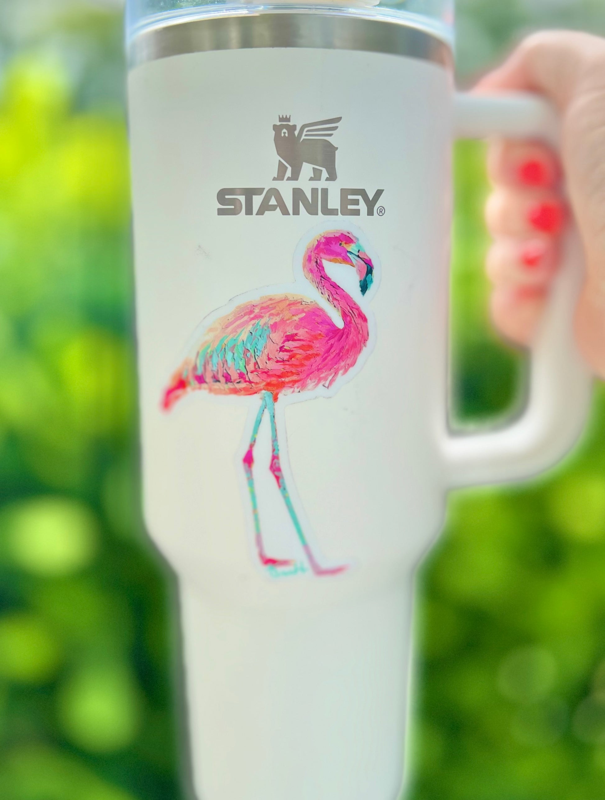 Pink Flamingo Sticker