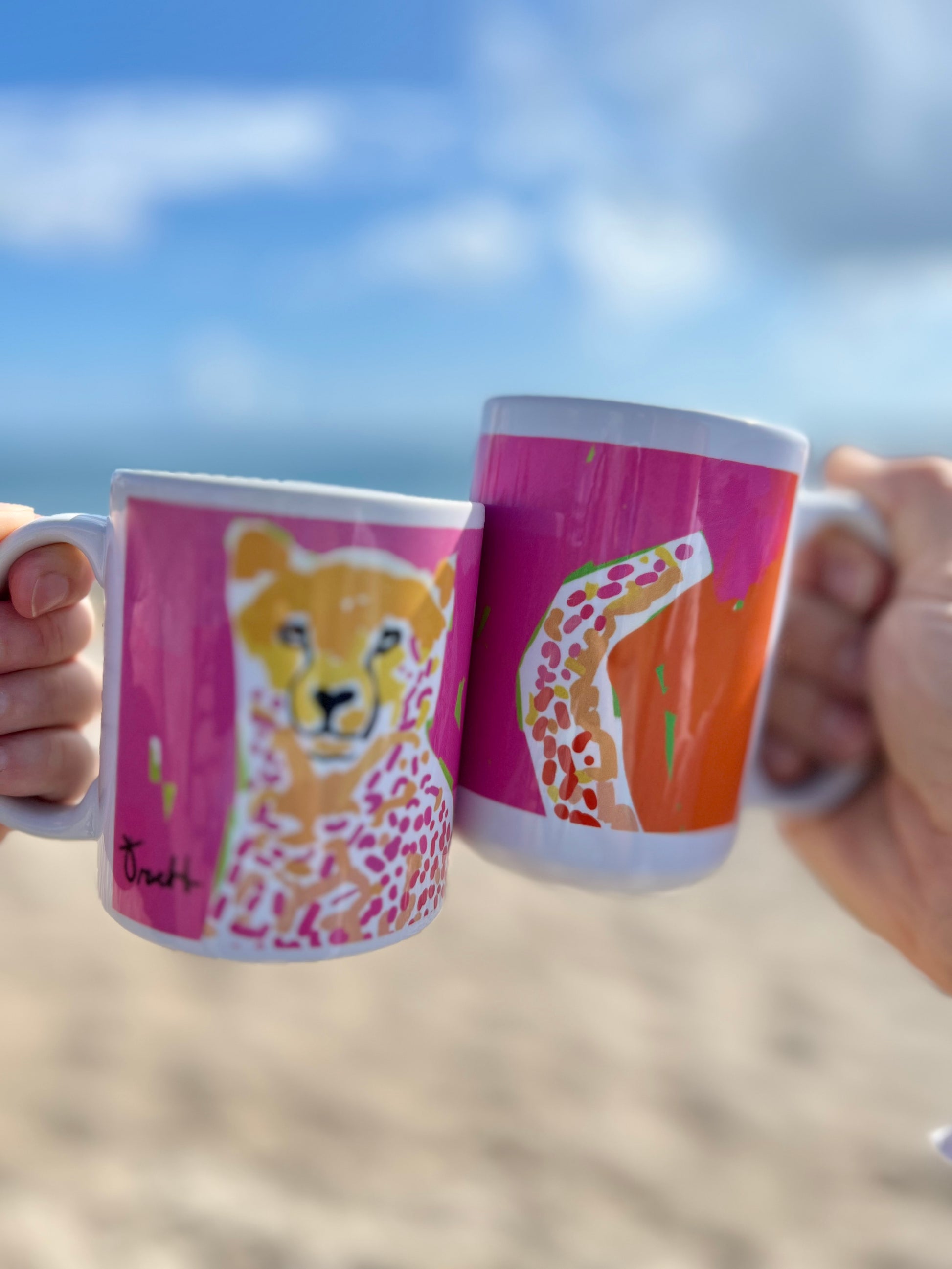 Pink Cheetah Coffee Mug