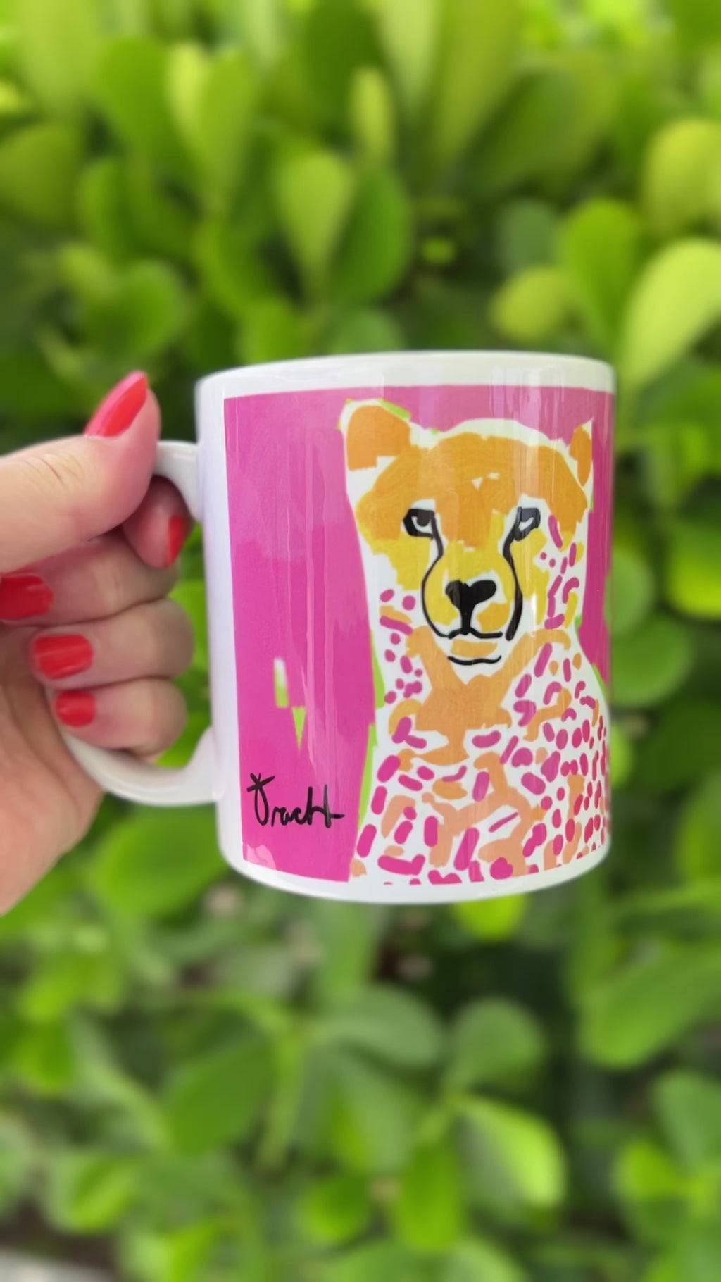 Pink Cheetah Coffee Mug