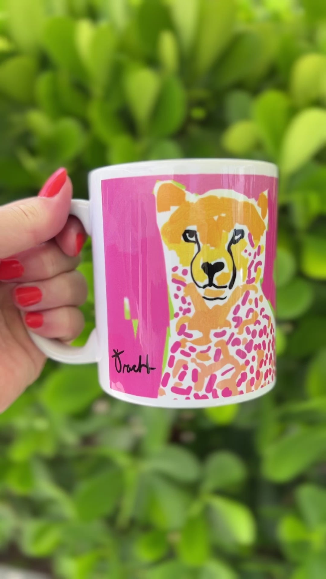 Pink Cheetah Coffee Mug
