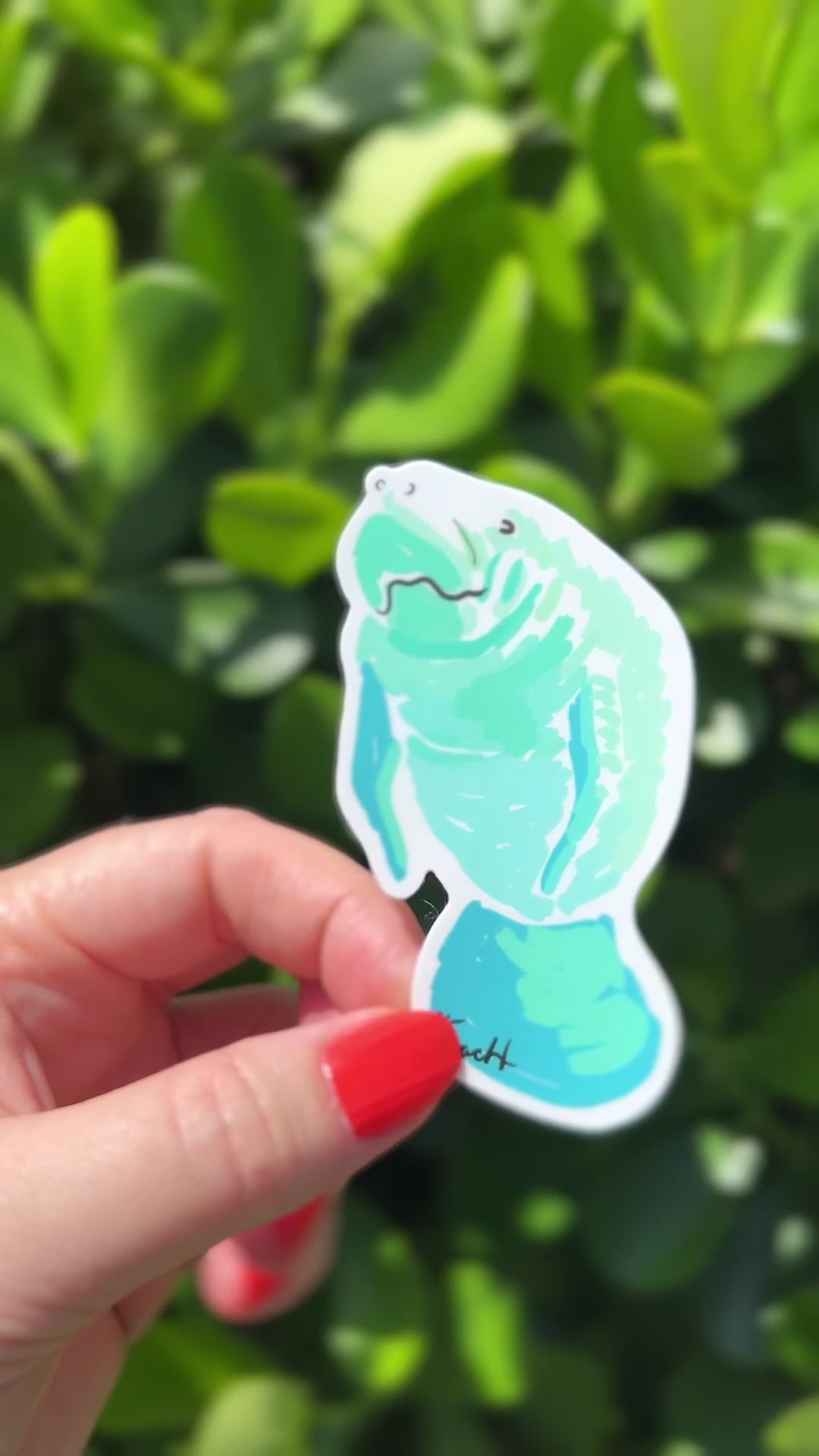 Manatee Sticker
