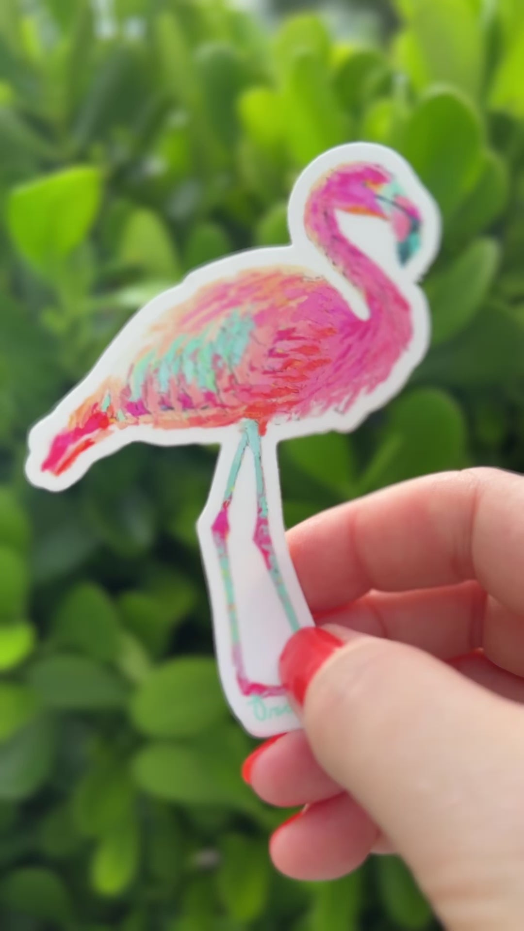 Pink Flamingo Sticker